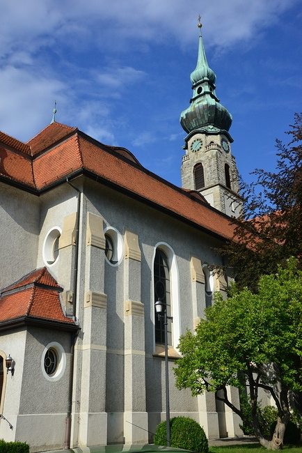 Kirche H?chst, Pfarre zum Hl. Johannes dem T?ufer (Enthauptung), 23. August 2013